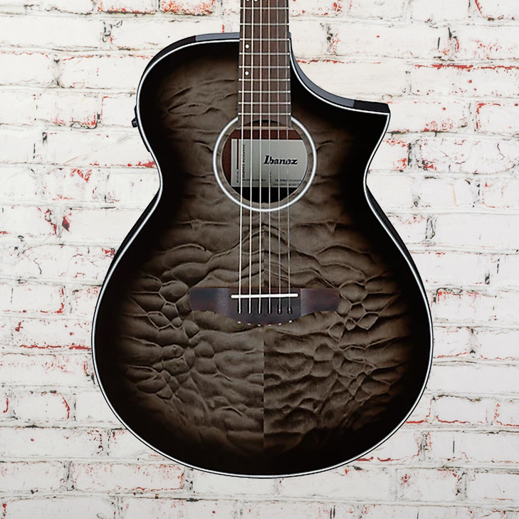 Ibanez - AEWC16Q - Acoustic-Electric Guitar - Trans Black Burst