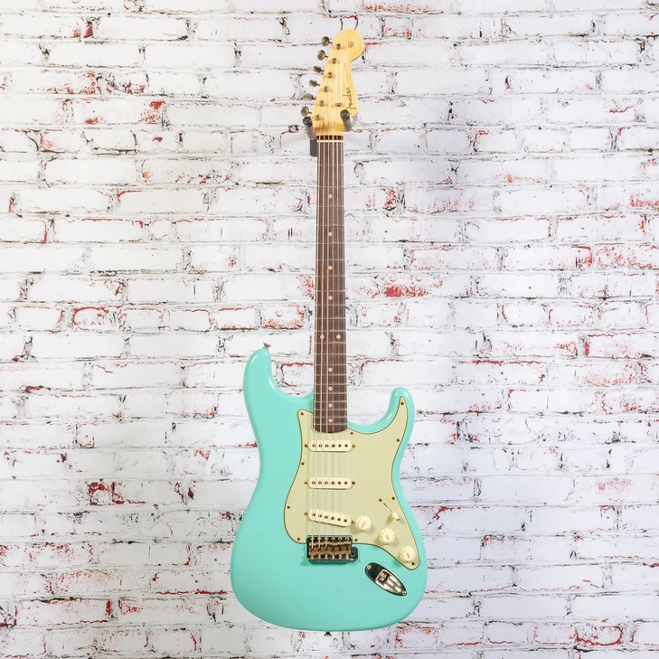 Fender - Custom Shop F22 LTD '59 Stratocaster - Electric Guitar - Journeyman Relic, Super Faded Aged Sea Foam Green - with  Hardshell Case - x3427 USED (9236080921)