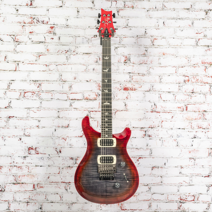 PRS - Paul Reed Smith SE Custom 24 Floyd - Electric Guitar - Charcoal Cherry Burst - w/ Gigbag