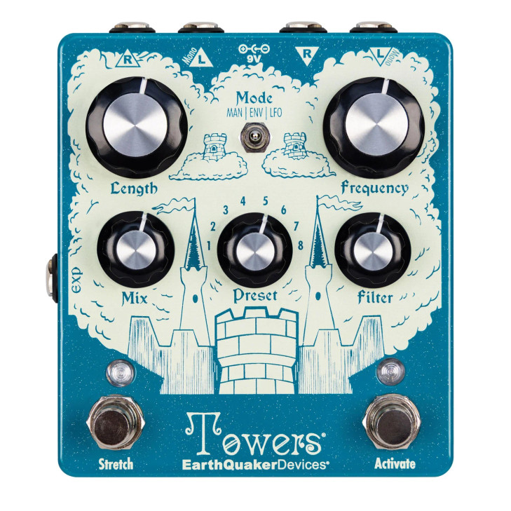 EarthQuaker Devices - Towers Stereo Reverberant Filter Pedal
