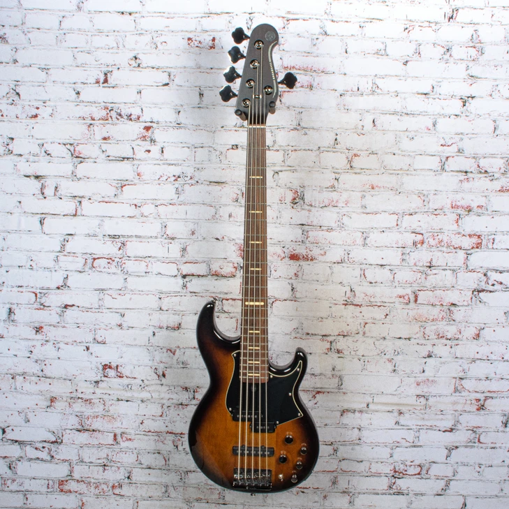 Yamaha - BB735A 5 String Bass Guitar Dark Coffee Sunburst USED