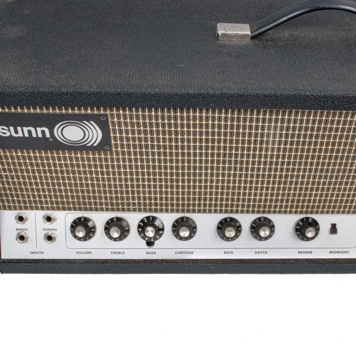 Sunn - 1200S Bass Amp Head w/Cover and Footswitch VINTAGE