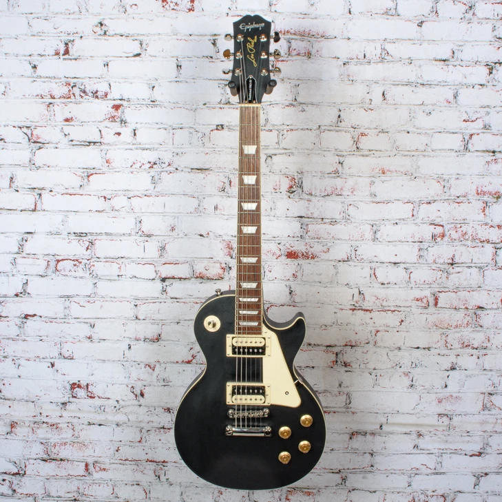 Epiphone 2024 Les Paul Traditional Pro IV Electric Guitar Worn Ebony w/Bag USED
