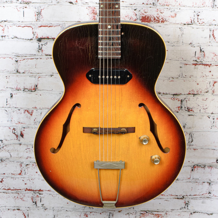 Gibson 1965 ES-125T Hollow-Body Electric Guitar Sunburst w/OHSC All Original No Pickguard VINTAGE