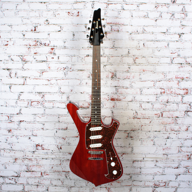 Ibanez - 2012 Fireman FRM100 Electric Guitar Transparent Red w/OHSC - USED