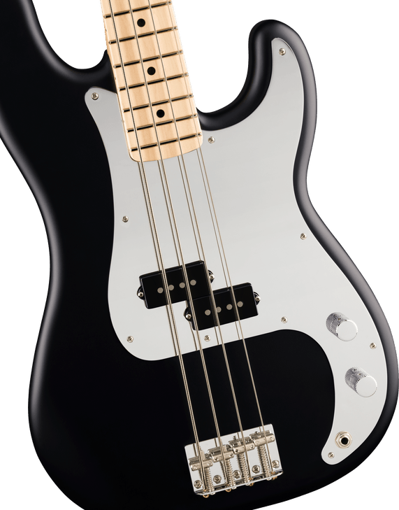 Fender - Limited Edition 50th Anniversary Steve Harris Signature - Precision Bass Guitar - Satin Black - w/ Deluxe Gigbag