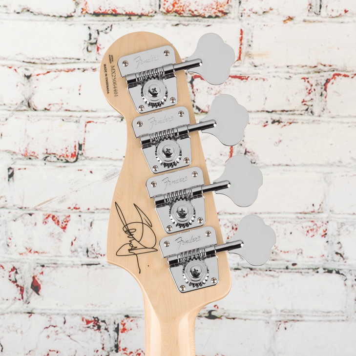 Fender - Limited Edition 50th Anniversary Steve Harris Signature - Precision Bass Guitar - Satin Black - with  Deluxe Gigbag