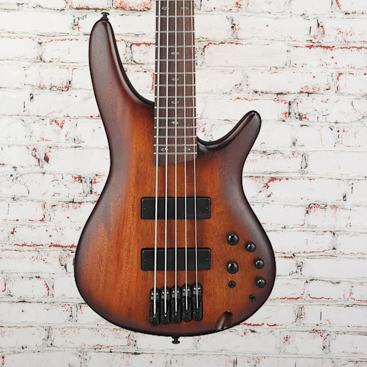 Ibanez - 2007 SDGR SR505 Brown Mahogany 5-String Electric Bass - USED