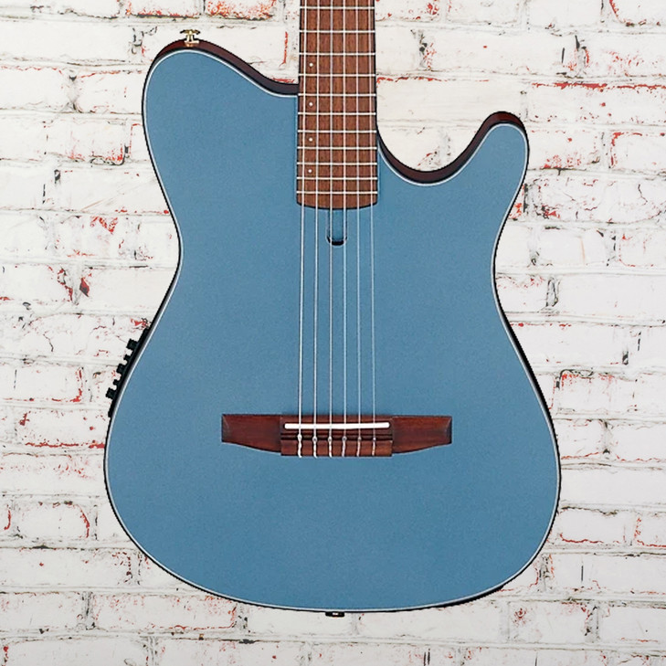 Ibanez - FRH10N - Nylon-String Acoustic-Electric Guitar - Indigo Blue Metallic Flat
