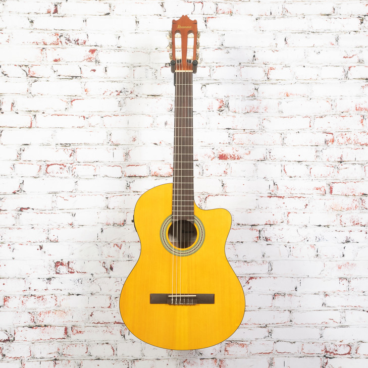 Ibanez - GA3ECE - Nylon-String Acoustic-Electric Guitar - Open Pore Amber