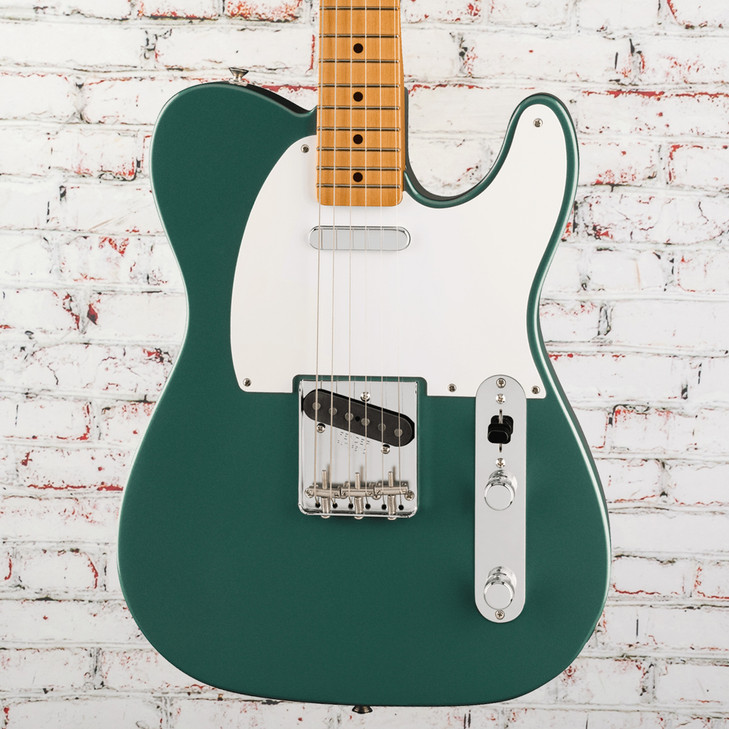 Fender - Vintera III Late '50s Telecaster - Electric Guitar w/ Maple Fingerboard - Sherwood Green Metallic - w/ Deluxe Gigbag