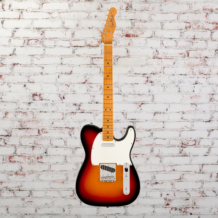 Fender - Vintera III Mid '60s Telecaster - Electric Guitar w/ Maple Fingerboard - 3-Color Sunburst - w/ Deluxe Gigbag