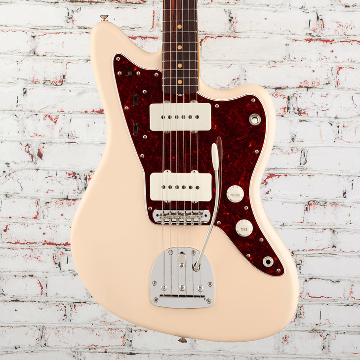 Fender - Vintera III Mid '60s Jazzmaster - Electric Guitar w/ Rosewood Fingerboard - Olympic White - w/ Deluxe Gigbag