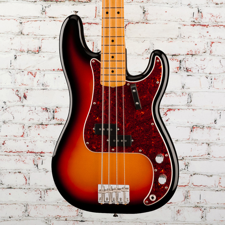 Fender - Vintera III Late '60s Precision Bass Guitar w/ Maple Fingerboard - 3-Color Sunburst