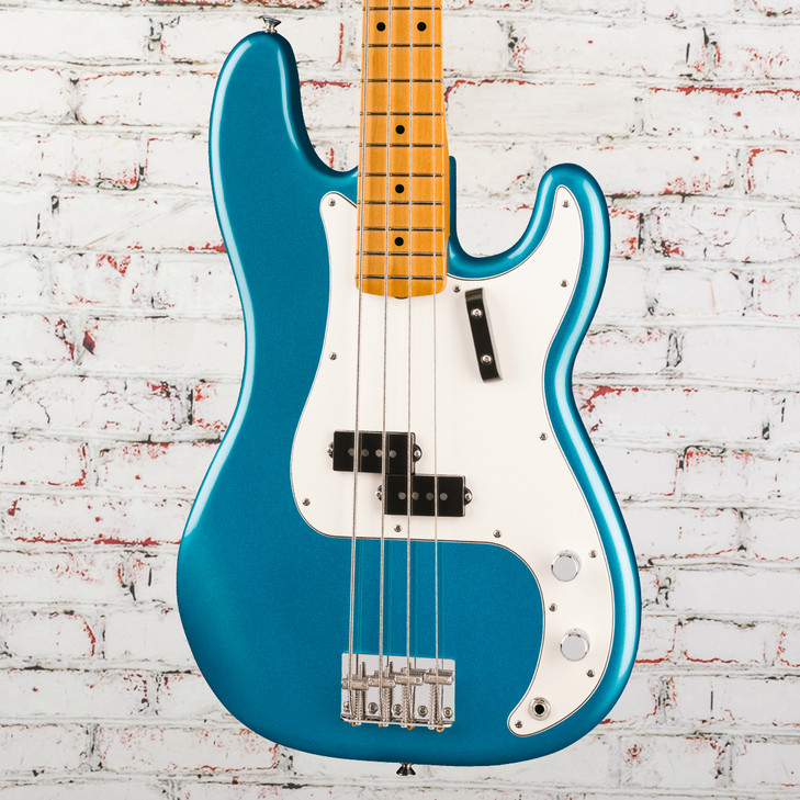 Fender - Vintera III Late '60s Precision Bass Guitar w/ Maple Fingerboard - Lake Placid Blue