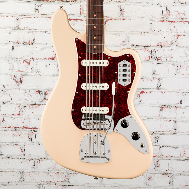 Fender - Vintera III Early '60s Bass VI - Electric Guitar w/ Rosewood Fingerboard - Olympic White