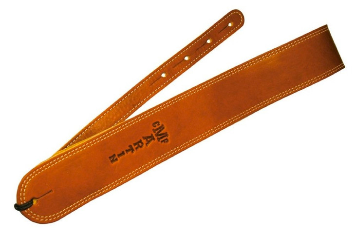 Martin Ball Glove Leather and Suede Guitar Strap - Brown