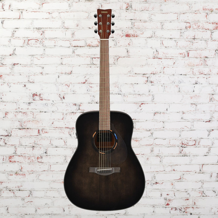 Yamaha - TAG1E TBL TransAcoustic - Dreadnought Acoustic-Electric Guitar - Translucent Black - w/ Softshell Case