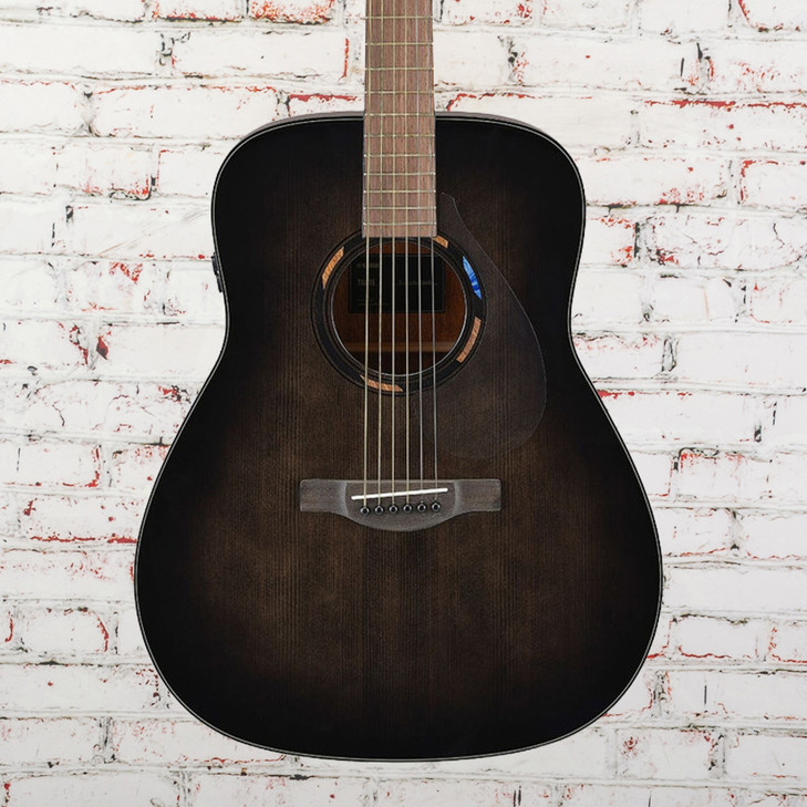 Yamaha - TAG1E TBL TransAcoustic - Dreadnought Acoustic-Electric Guitar - Translucent Black - with Softshell Case 