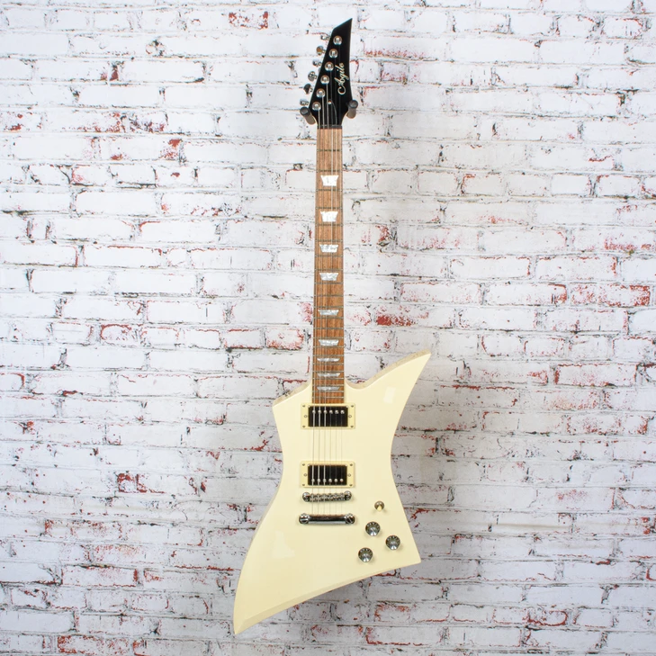 Agile Ghost Electric Guitar Vintage White w/HSC USED