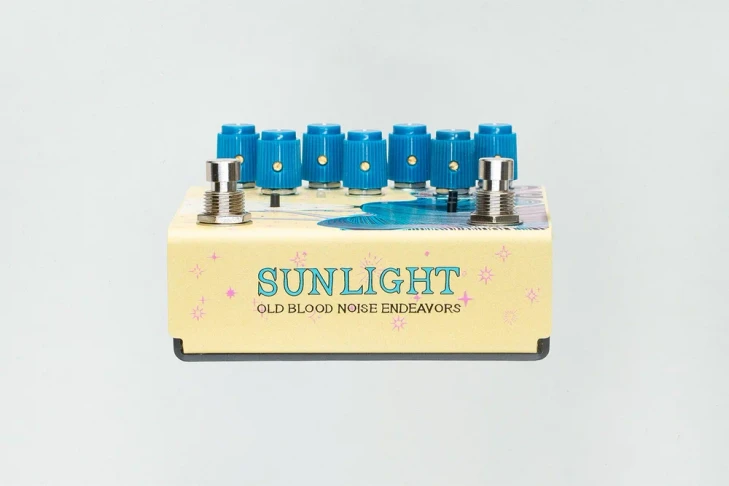 Old Blood Noise Endeavors - Sunlight Stereo Reverb Pedal - Yellow