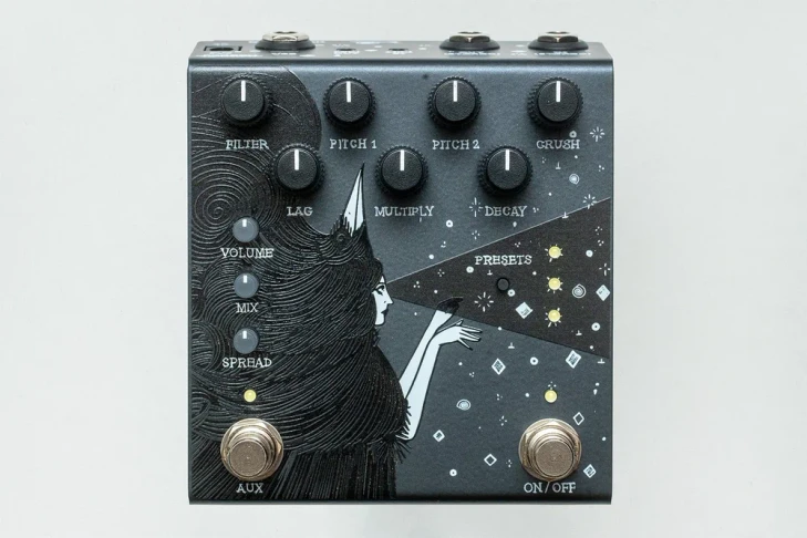 Old Blood Noise Endeavors - Dark Star Stereo Reverb Pedal - Black