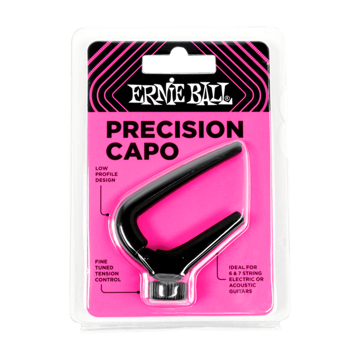 Ernie Ball - P09631 - Precision Guitar Capo - Black