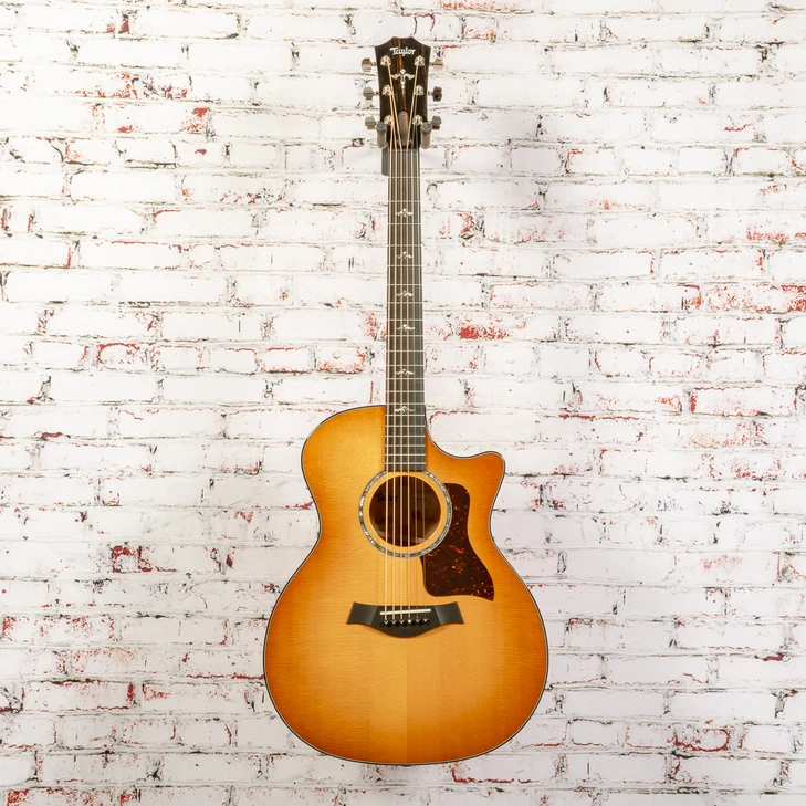 Taylor - 614ce Next Generation - Acoustic-Electric Guitar - Antique Blonde - w/ Deluxe Hardshell Case - x6045