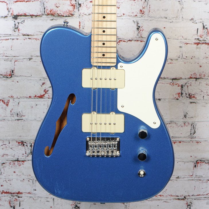 Squier 2022 Paranormal Cabronita Telecaster Thinline Electric Guitar Lake Placid Blue USED