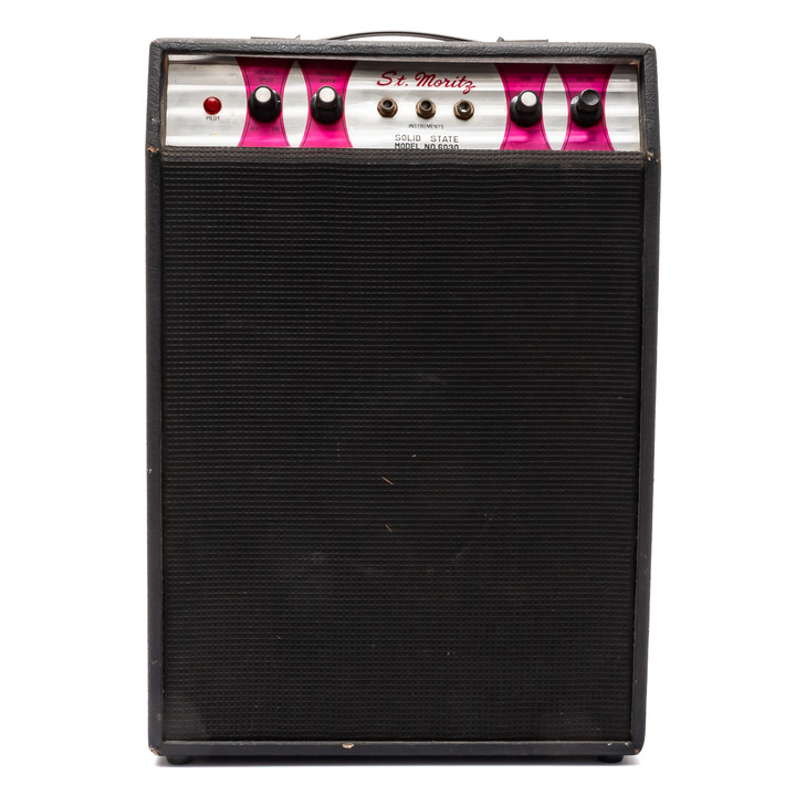 St. Moritz 6030 1x8 Solid State Guitar Combo Amp VINTAGE