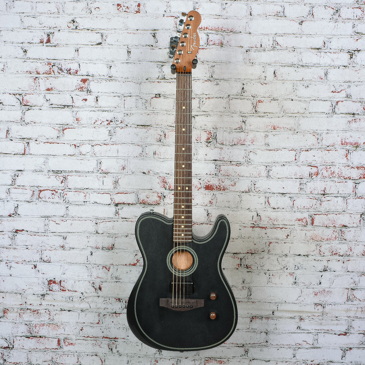 Fender - 2025 Standard Acoustasonic Telecaster Acoustic Electric Guitar Black - USED