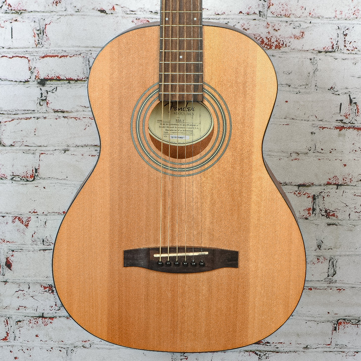 Fender - 2012 MA-1 3/4 Scale Parlor Acoustic Guitar Natural - USED
