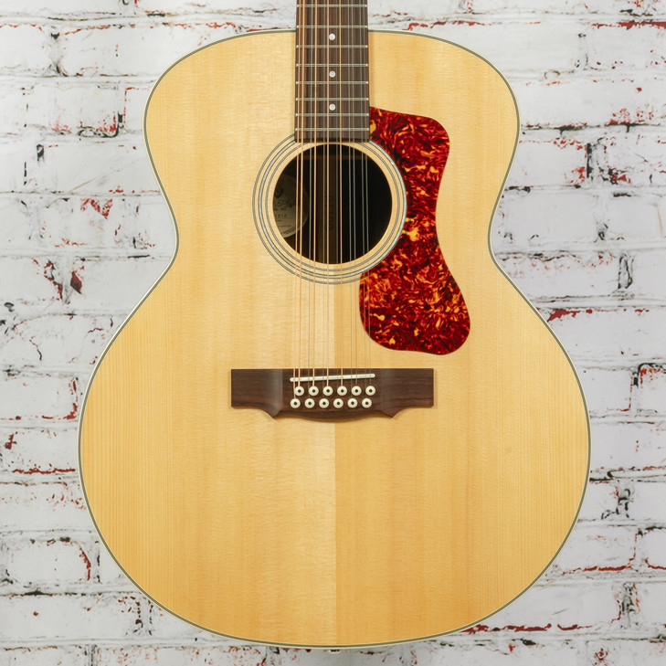 Guild - F-1512 Jumbo - 12-String Acoustic Guitar - Natural - w/ Gigbag