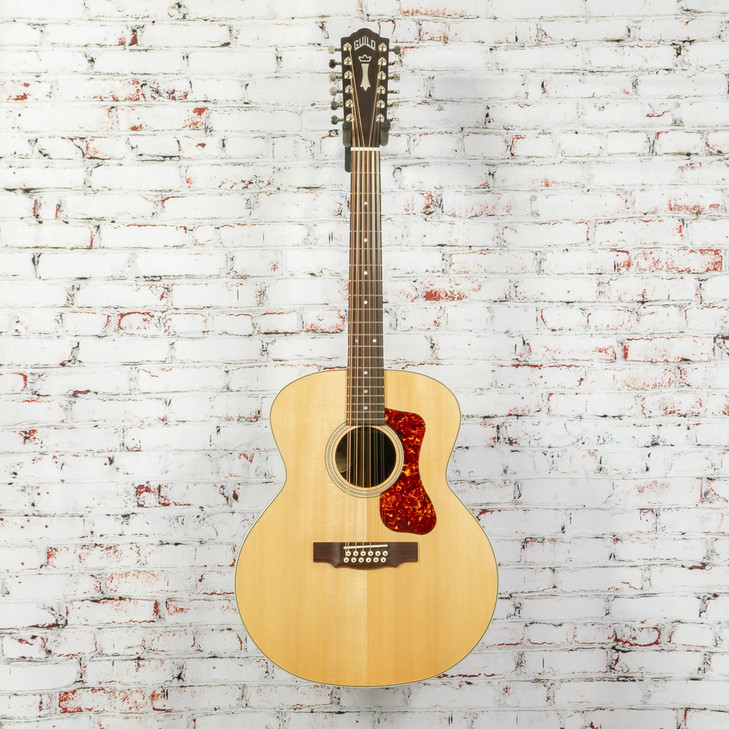 Guild - F-1512 Jumbo - 12-String Acoustic Guitar - Natural - with  Gigbag (99-740-0180)