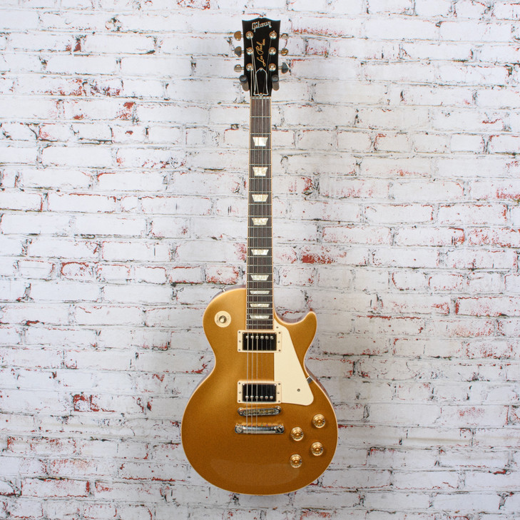 Gibson - 2017 Les Paul Electric Guitar Classic T Goldtop w/Nickel PUP Covers & Sanded Neck & OHSC - USED