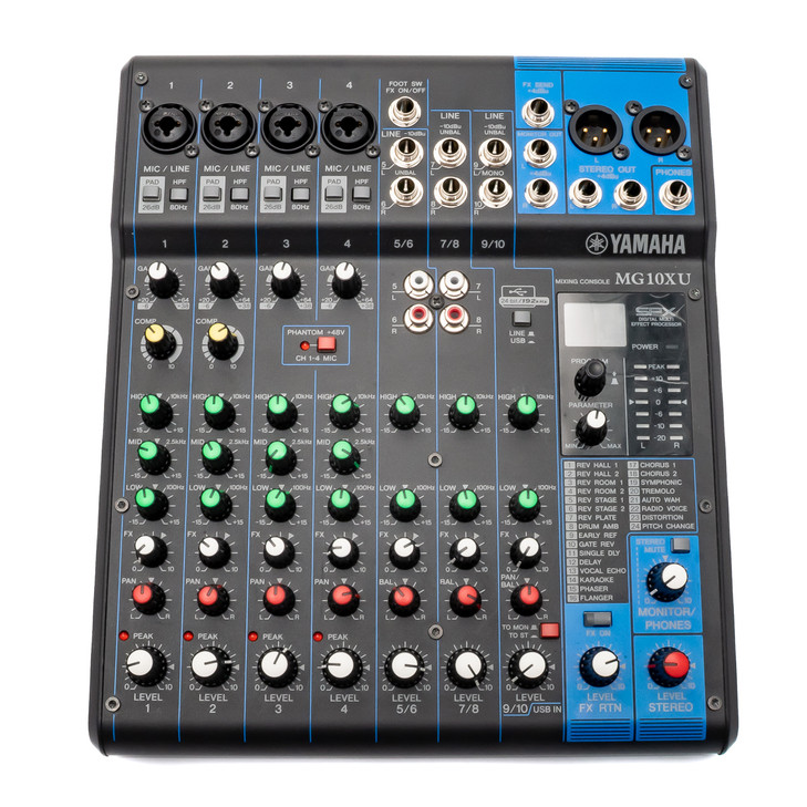 Yamaha MG10XU Mixer w/PSU USED