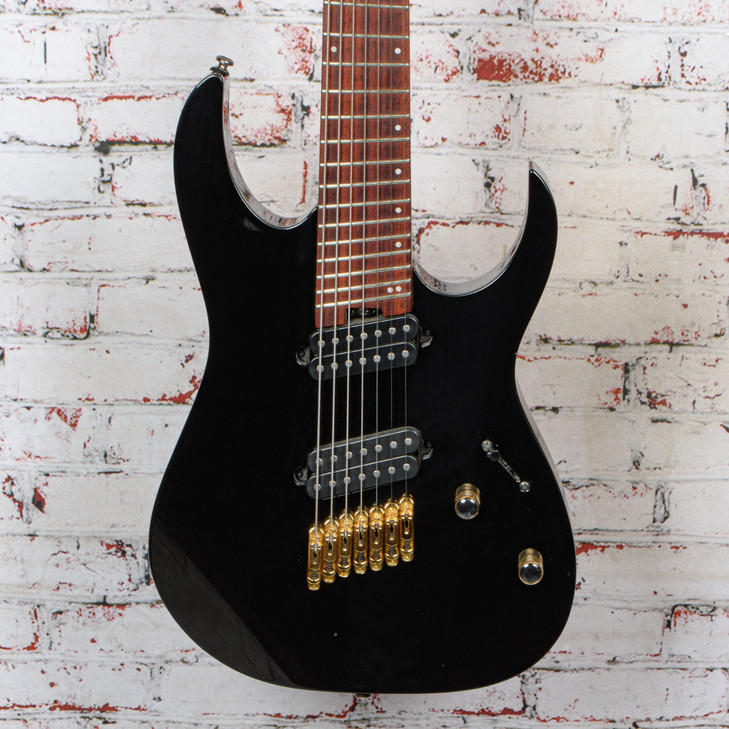 Ibanez - RGMS7 7 String Electric Guitar Black - USED