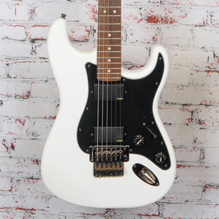 Squier - 2018 Contemporary Active Stratocaster HH Electric Guitar Olympic White - USED