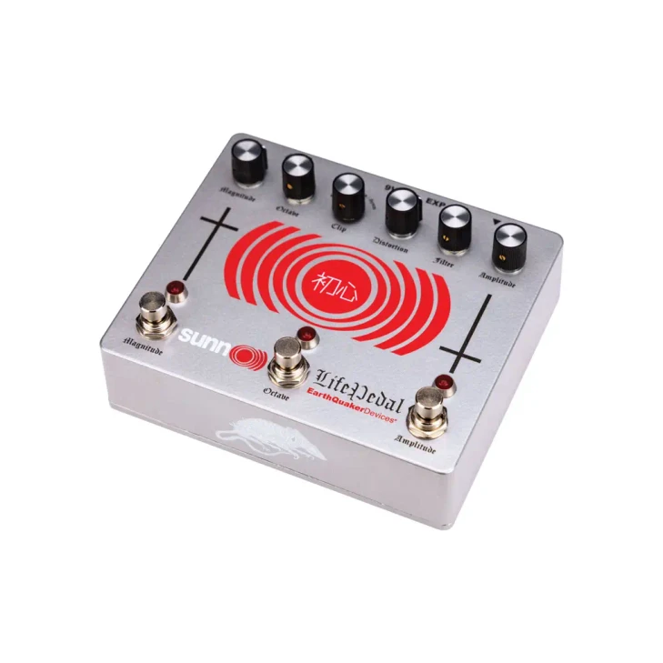 EarthQuaker Devices - Sunn O))) Life Pedal Octave Distortion + Booster Pedal - Custom Silver