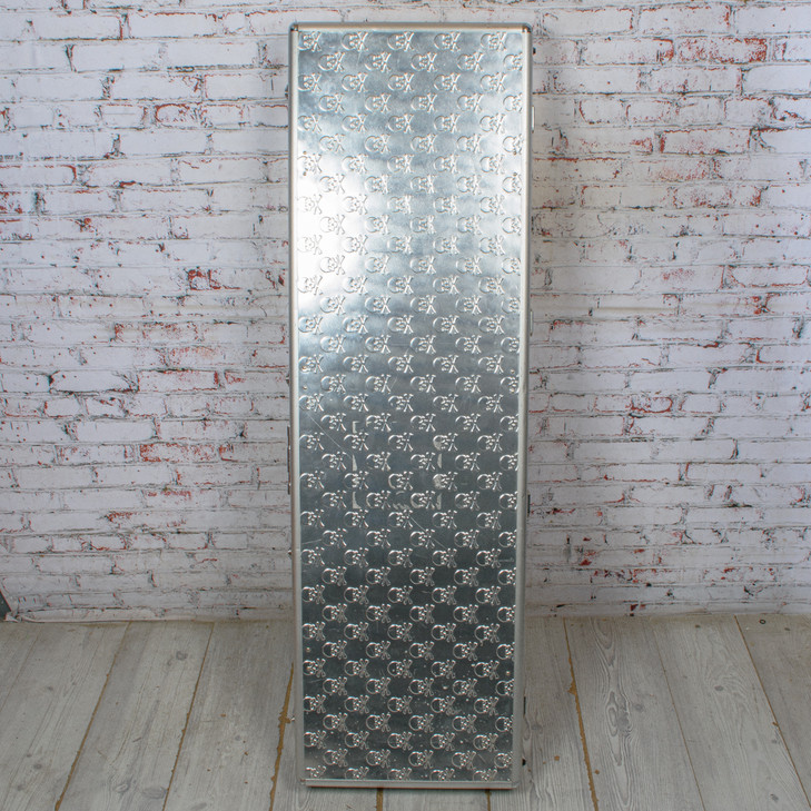 Black Kross - Bass Guitar Hardshell Case - Brushed Aluminum - USED