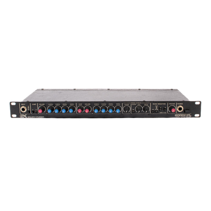 Gallien-Krueger - 1980s 2000CPL Stereo Guitar Rack-Mount Preamp Black - USED