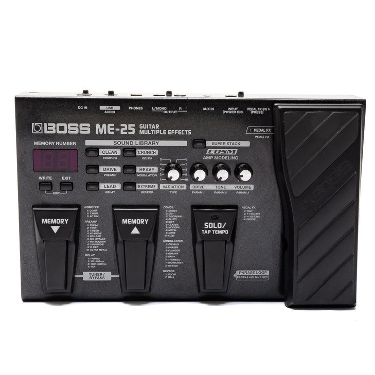 Boss - ME-25 Guitar Multi-Effect Pedal w/PSU - USED