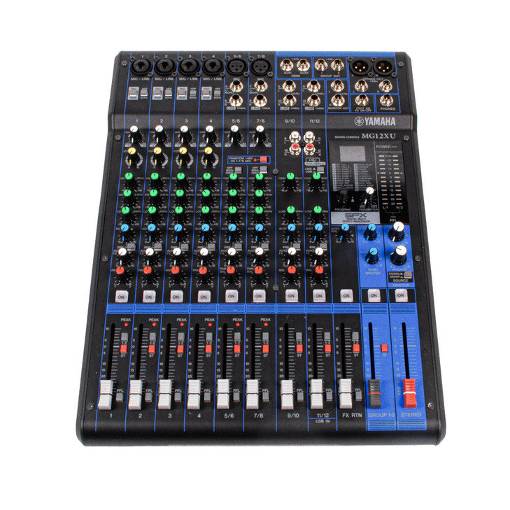 Yamaha MG12XU 12-Channel Analog Mixer w/Manual USED