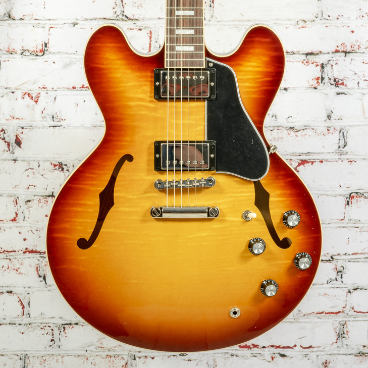 Gibson - ES-335 Figured - Semi-Hollow Electric Guitar - Iced Tea - w/ Hardshell Case - x0299