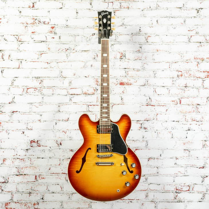 Gibson - ES-335 Figured - Semi-Hollow Electric Guitar - Iced Tea - w/ Hardshell Case - x0299