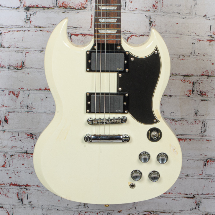Epiphone 2001 Limited Edition G-400 Electric Guitar Alpine White w/EMG USED