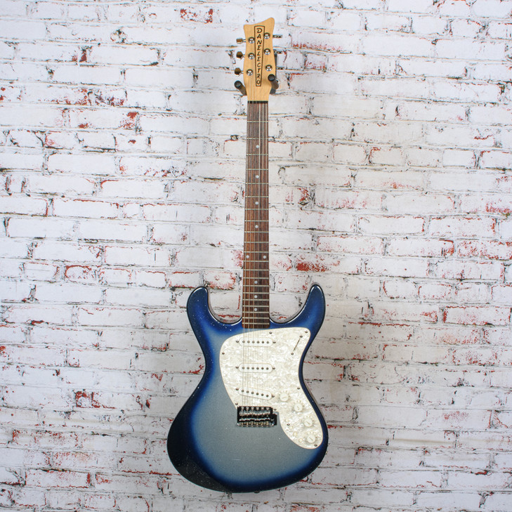 Danelectro - Danoblaster Hearsay - Electric Guitar - Blue Sparkle Burst - USED