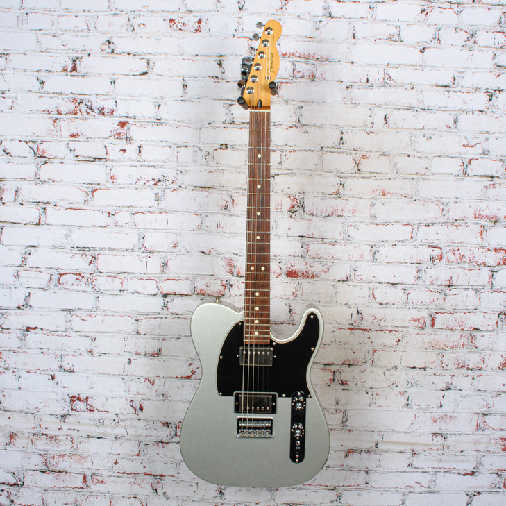 Fender 2011 Blacktop Telecaster HH Electric Guitar Silver USED