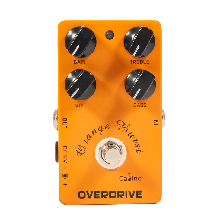 Caline Orange Burst Overdrive Pedal USED
