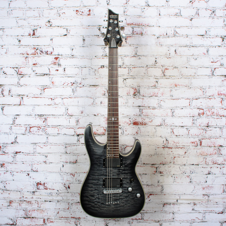 Schecter - Platinum Diamond Series C-1 Electric Guitar Translucent Black - USED